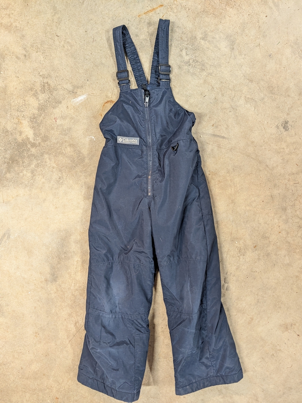 Columbia Kids Navy Blue Insulated Snow Bibs